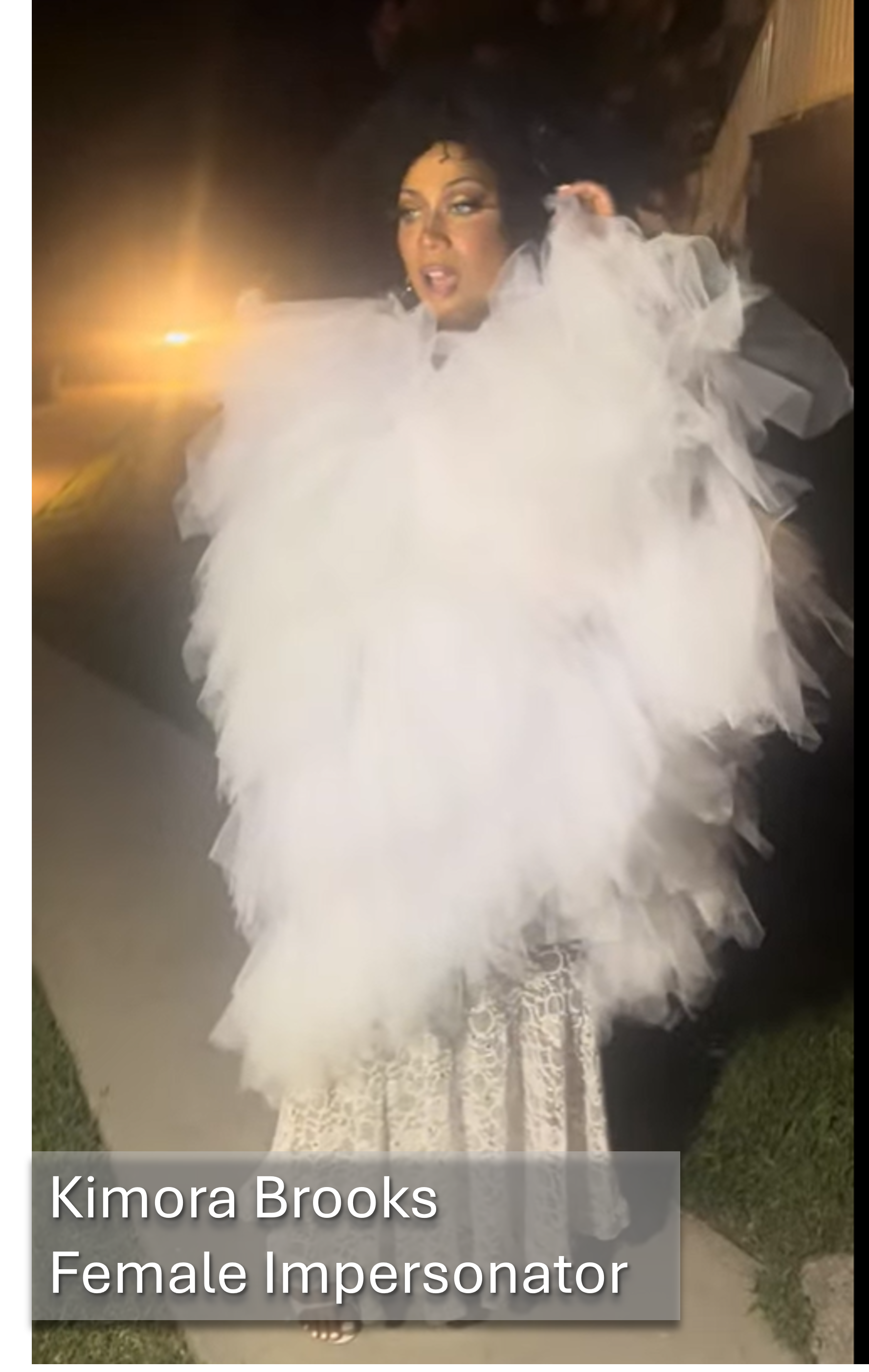 Kimora on stage-